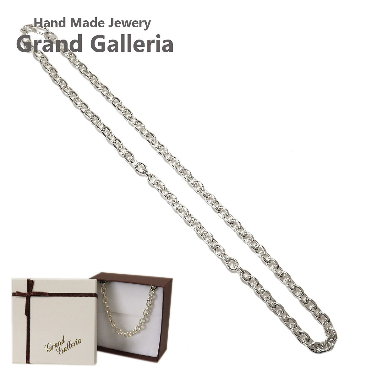 6.0mm 太い 小豆ネックレスチェーン シルバー925 小豆 ネックレス チェーン シルバーアクセサリー