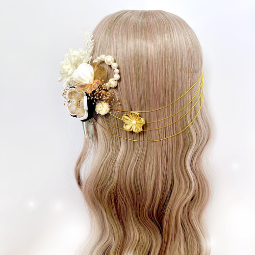 髪飾り 成人式 卒業式 結婚式 七五三 振袖 袴 和装 シンプルで上品な髪