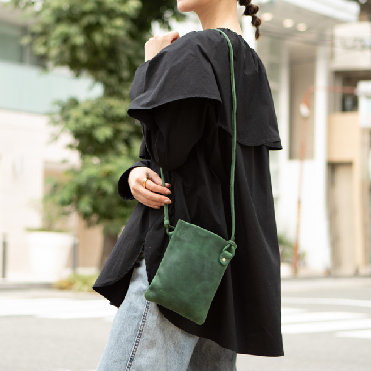 【万能サコッシュバッグ】サコッシュ スマホポーチ ポシェット 全６色 HAB016