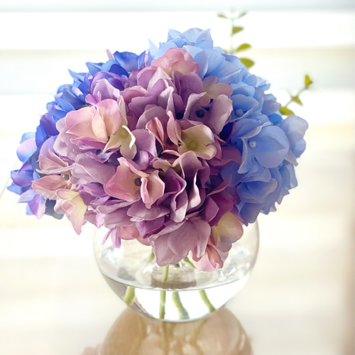 涼やか紫陽花一年中ずっと綺麗な紫陽花【水やり＆お手入れ不要