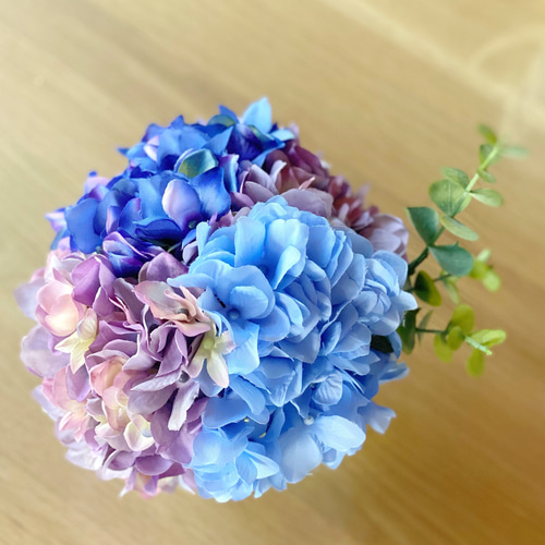 涼やか紫陽花一年中ずっと綺麗な紫陽花【水やり＆お手入れ不要】楽ちん