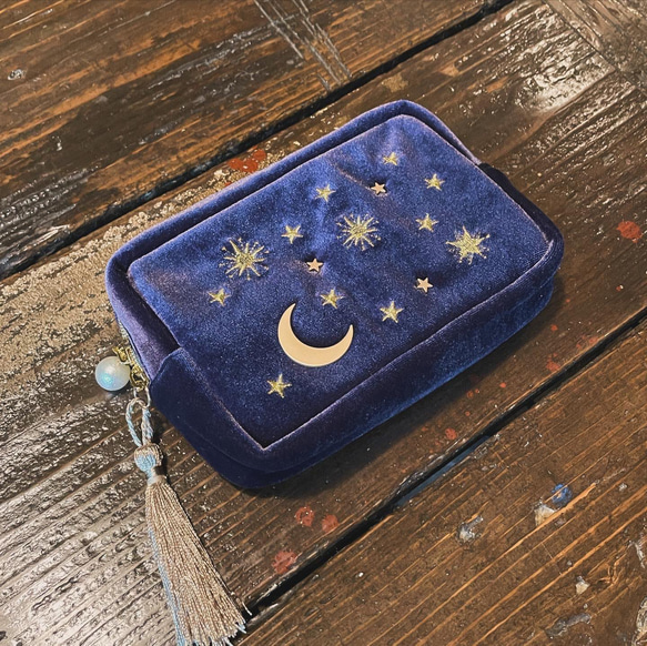 【そら】ポーチ　ハンドメイド 57d61856602d0df2914b27f07bdcca