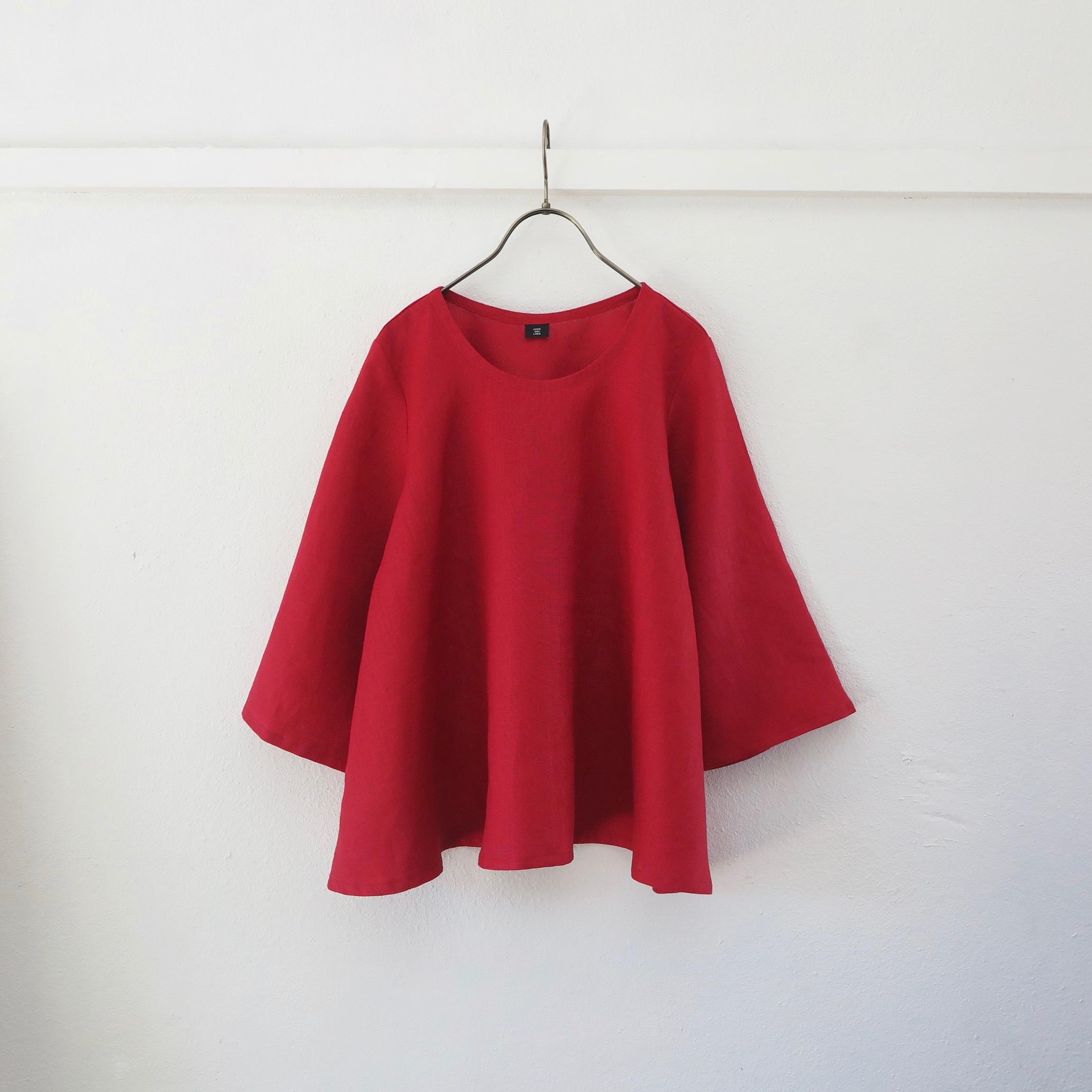 リネン / 選べる16色 / SS~10L / フレア ブラウス