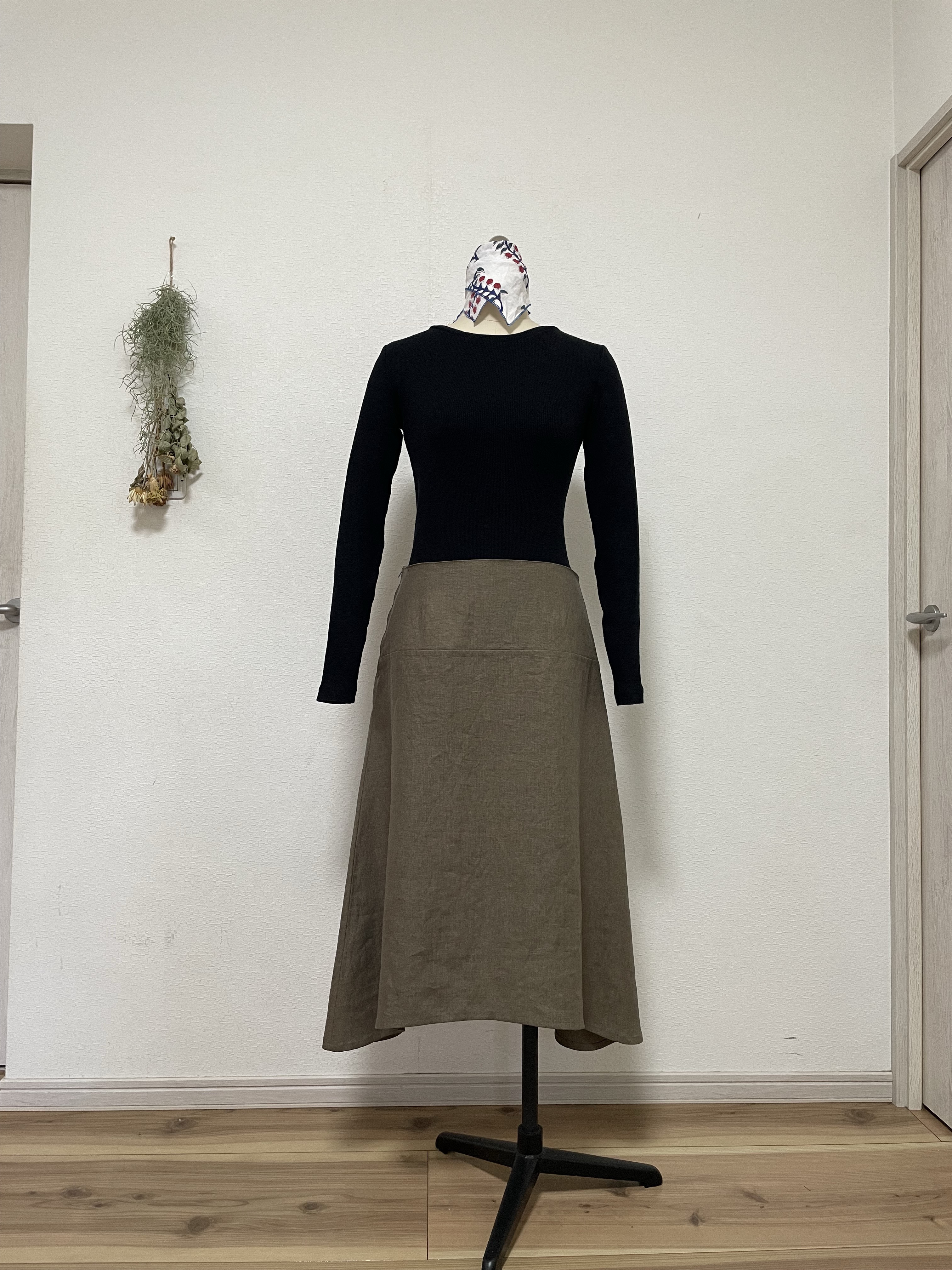 ⁂リネンのフィッシュテールスカート