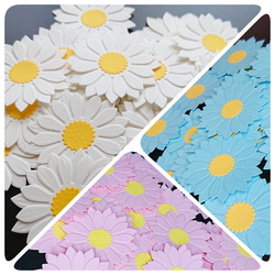 クラフトパンチ　お花　選べる3色 1セット30枚【013】 1枚目の画像