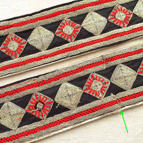 50cmより インド刺繍リボン エスニックブレード ☆オリエンタル