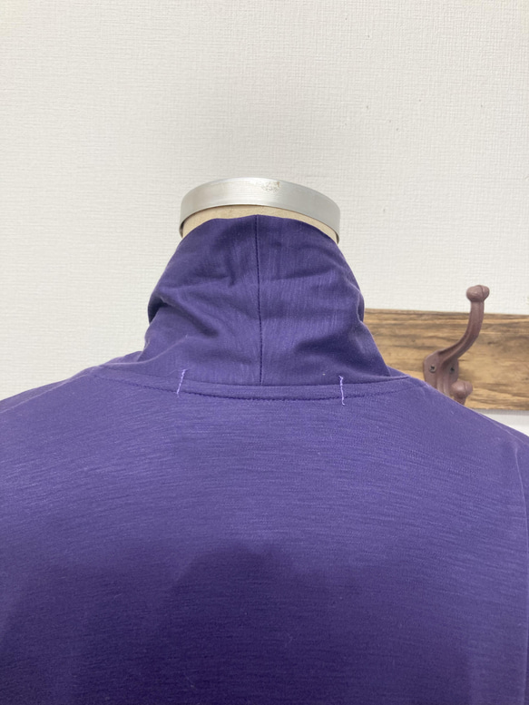 成人開衫❤️和服袖長開衫紫色（尺碼免費L~LL） 第8張的照片