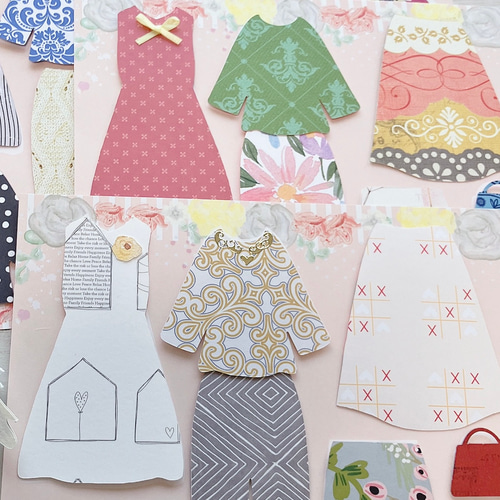 三世代で楽しめる！着せ替え人形セットマグネットタイプ おもちゃ