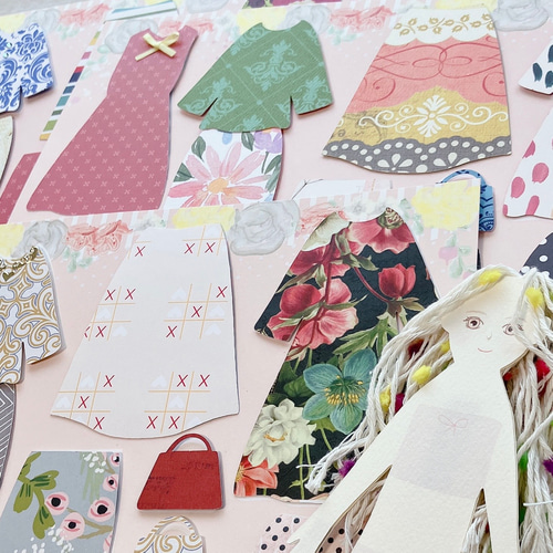 三世代で楽しめる！着せ替え人形セットマグネットタイプ おもちゃ