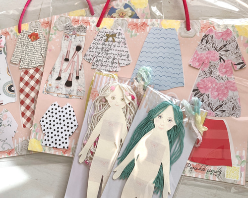 三世代で楽しめる！着せ替え人形セットマグネットタイプ おもちゃ