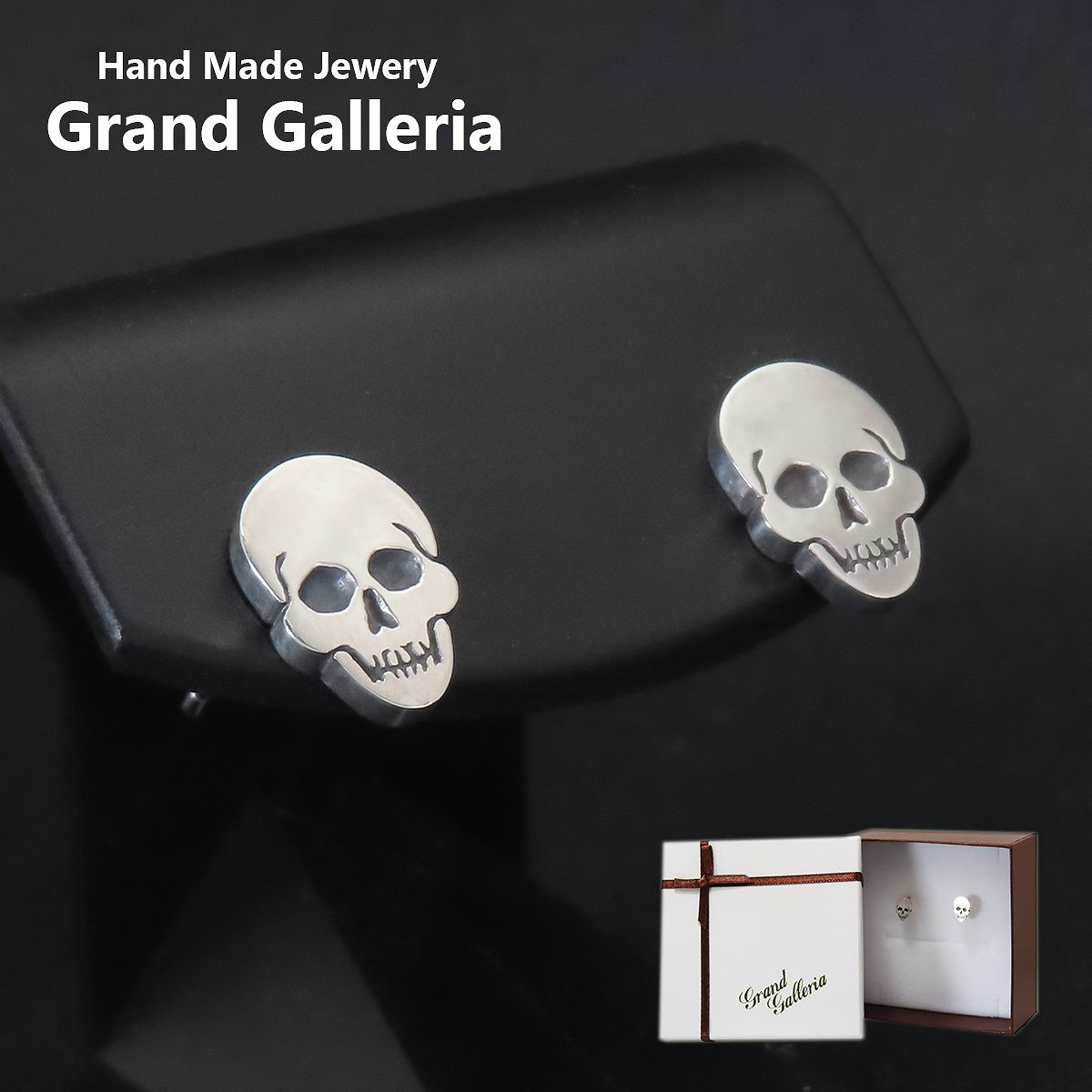 【両耳用】 スカルピアス 髑髏 ドクロ スカル ピアス ピアス 両耳 シルバー