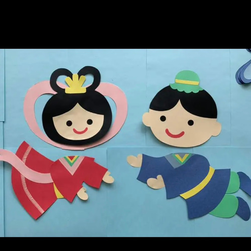 ハンドメイド☆7月 たなばた/七夕 織姫彦星 壁面飾り 【保育園/施設