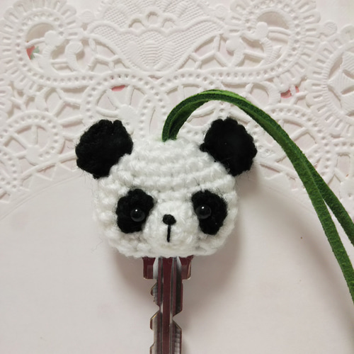 Y*。様 パンダくんの編みぐるみキーホルダー◎ Y*。様 パンダくんの編みぐるみキーホルダー◎