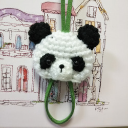 Y*。様 パンダくんの編みぐるみキーホルダー◎ Y*。様 パンダくんの編みぐるみキーホルダー◎ こんにちはパンダ