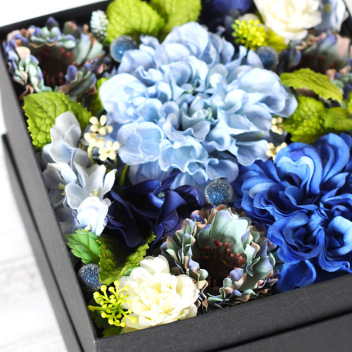 受注制作【Creema限定】華やかなダリアのボックスフラワー（S・M・L