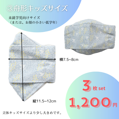 【Aタイプ】選べる2枚キッズマスク Sサイズ 子供立体マスク Sサイズ/25枚入りディノサウルス