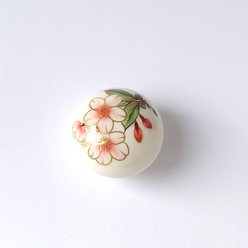 小さな可愛いボンボニエール。紫陽花 ボンボニエール 磁器 その他