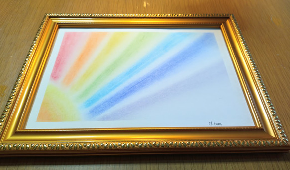 ヒーリングアート「なないろの光を放つ太陽」 2枚目の画像
