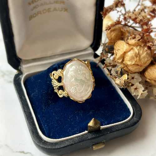 アンティーク　パール　リング 楽天市場】アンティーク ジュエリー 指輪 リング ptプラチナ