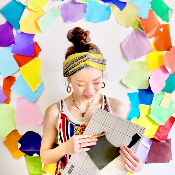 【切り絵×ちぎり絵】原画アート chame-leon -ｶﾒﾚｵﾝ- 切り絵×ちぎり絵 chame leon ｶﾒﾚｵﾝ SDGs