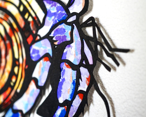 【絵画】ネイチャーアート　「ヤマメ」原画 5ede33c3e3c4281571bfa4b002d2f8