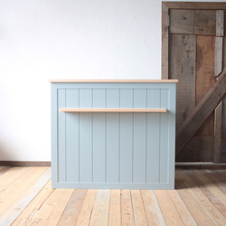 №8 【短納期】 カラー変更可能 オーダーキッチンカウンター レジ台