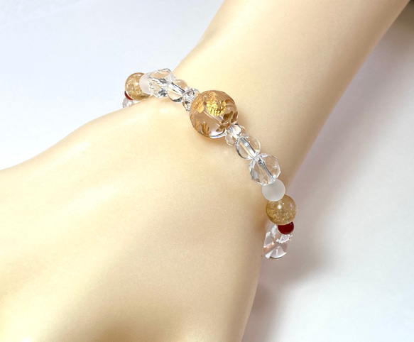 【◆龍脈を巡る九つの息吹ー変革の光◆九頭龍大神ブレスレット・戸隠山御神水浄化】龍神　加護　守護　変容　覚醒　 4枚目の画像