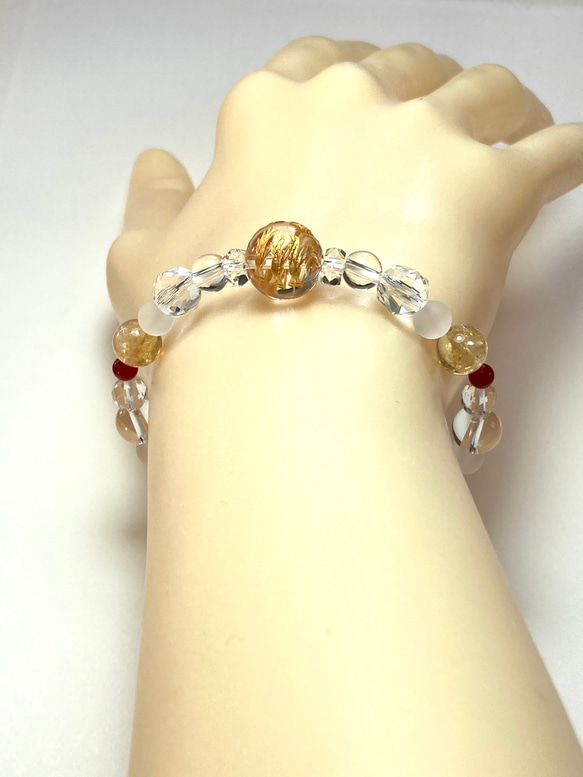 【◆龍脈を巡る九つの息吹ー変革の光◆九頭龍大神ブレスレット・戸隠山御神水浄化】龍神　加護　守護　変容　覚醒　 5枚目の画像