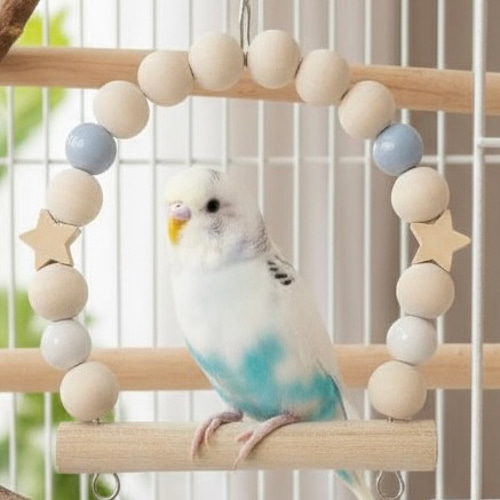 インコ ブランコ 日本製 天然木 安心安全素材 セキセイインコ 鳥