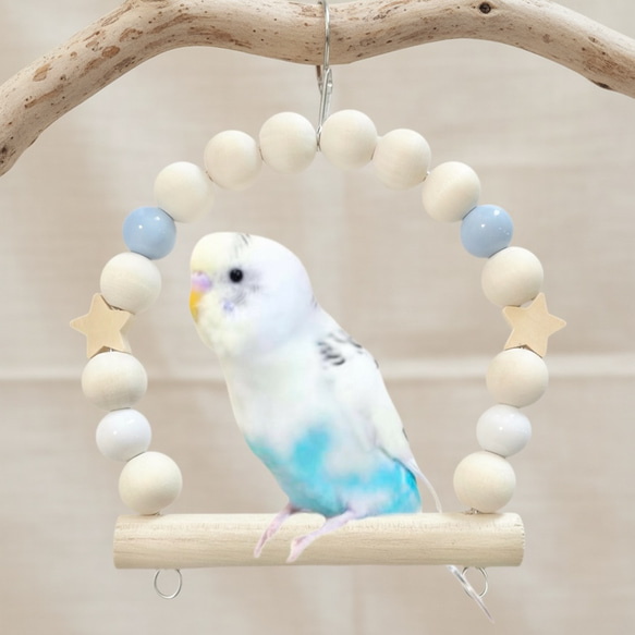インコ ブランコ 日本製 天然木 安心安全素材 セキセイインコ 鳥