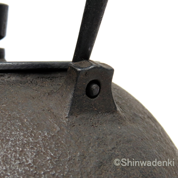 南部鐵器 鐵瓶 手工製鐵壺 葛巻元先生作 Hibiki2L 第11張的照片