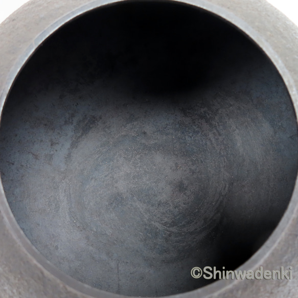 日本民藝館展奨励賞受賞 紅蓮堂 葛巻元氏作 南部鉄器 鉄瓶 ひびき2L ハンドメイド 伝統的工芸品 鋳物師 中火以下