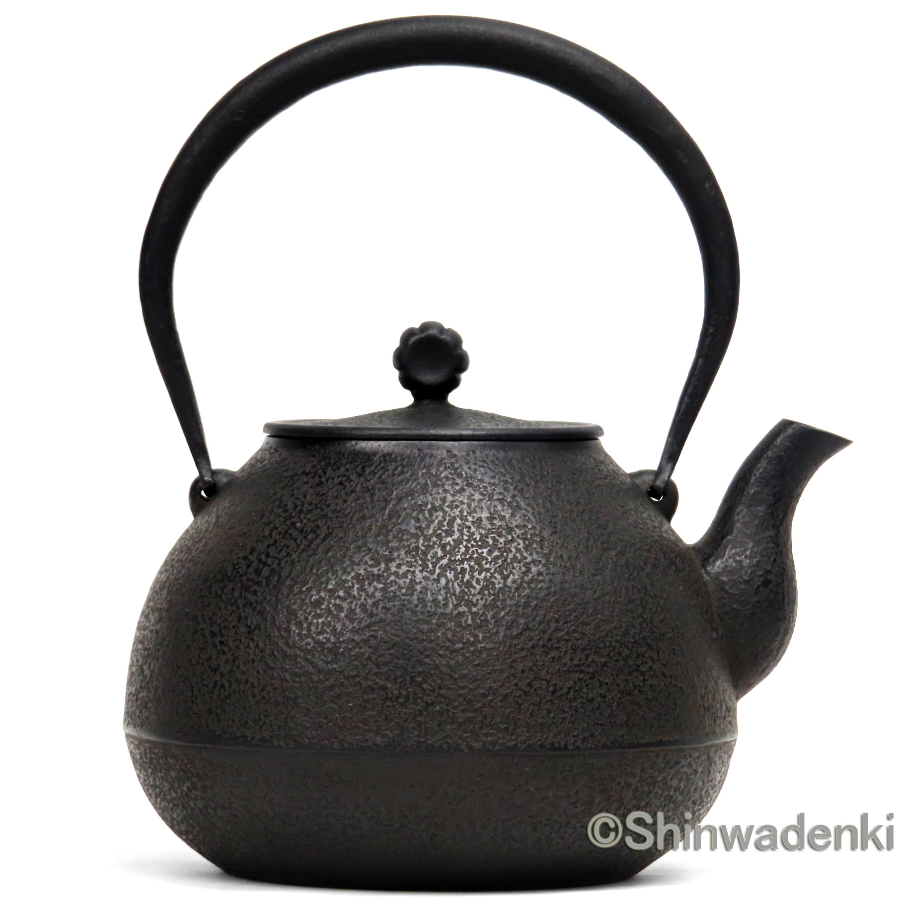 日本民藝館展奨励賞受賞 紅蓮堂 葛巻元氏作 南部鉄器 宝珠形鉄瓶 日和1.2L ハンドメイド 伝統的工芸品