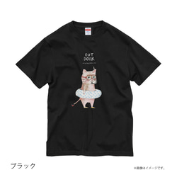 「Outdoor_cat」安心のクオリティ/定番コットンTシャツ/送料無料 3枚目の画像