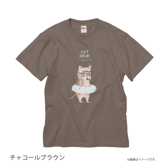 「Outdoor_cat」安心のクオリティ/定番コットンTシャツ/送料無料 7枚目の画像