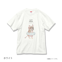 「Outdoor_cat」安心のクオリティ/定番コットンTシャツ/送料無料 4枚目の画像