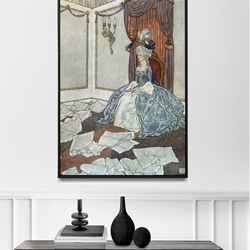 【NO.89】雪の女王絵画アートポスター☆中世ヨーロッパヴィンテージドレス★ハガキ2L判A5A4A3A2A1B5B4B3 5枚目の画像