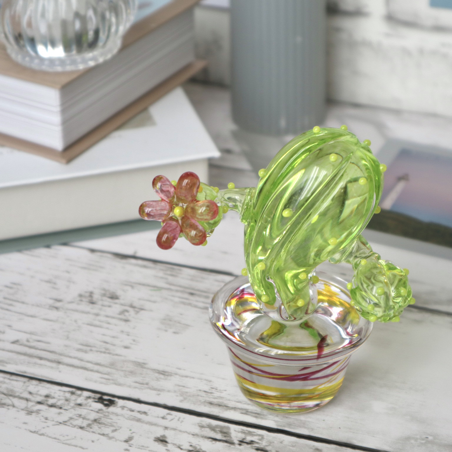 インテリア　幻想的な電飾で光るサボテン50000円→45000円お値下げ