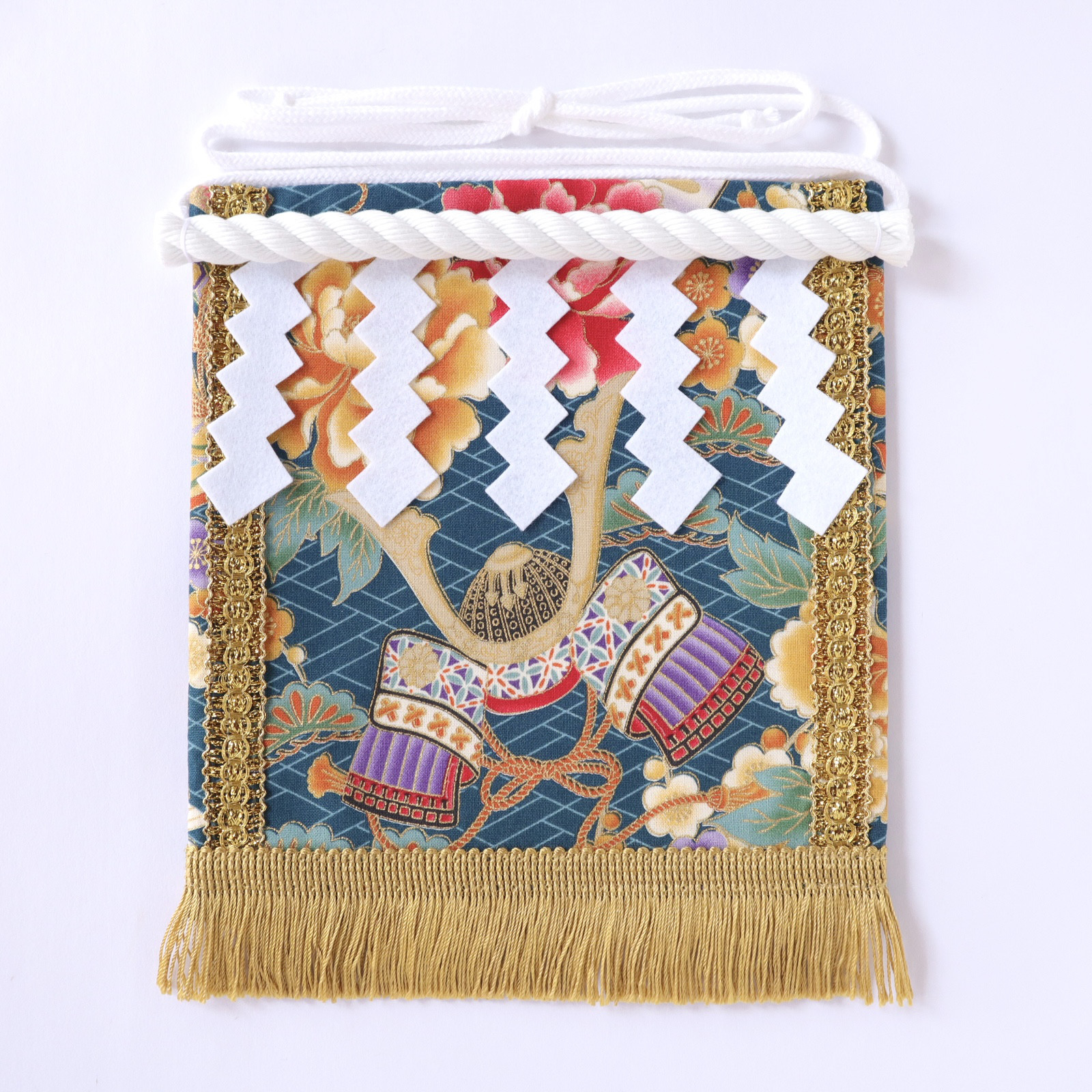 【名入れOK】赤ちゃん化粧まわし「えびすこくん」《兜と宝船・青緑》男の子の1歳の誕生日・餅踏み記念撮影衣装