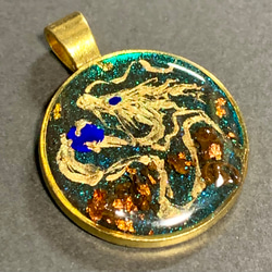 A2サイズ特大　【三柱龍神】　開運　置物　龍　絵画　一筆龍　隕石 A2サイズ特大【三柱龍神】開運置物龍絵画一筆龍隕石