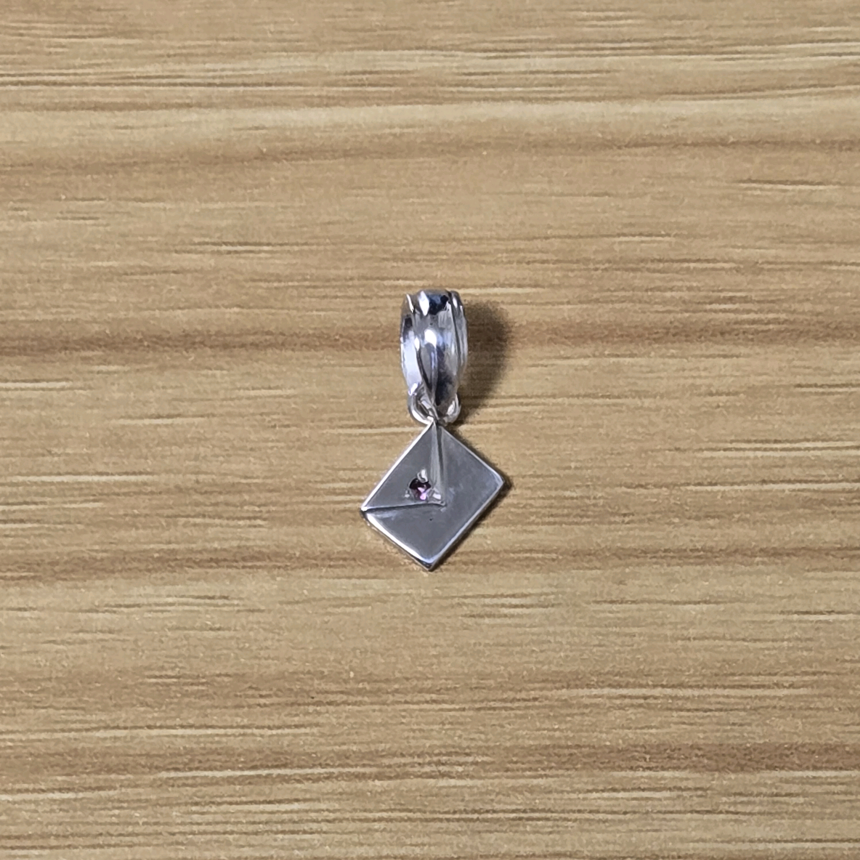 ガーネットレターペンダント　№51