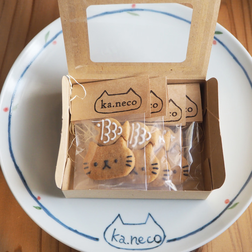 送料込み】どらねこクッキー4袋 クッキー お菓子工房 ka.neco