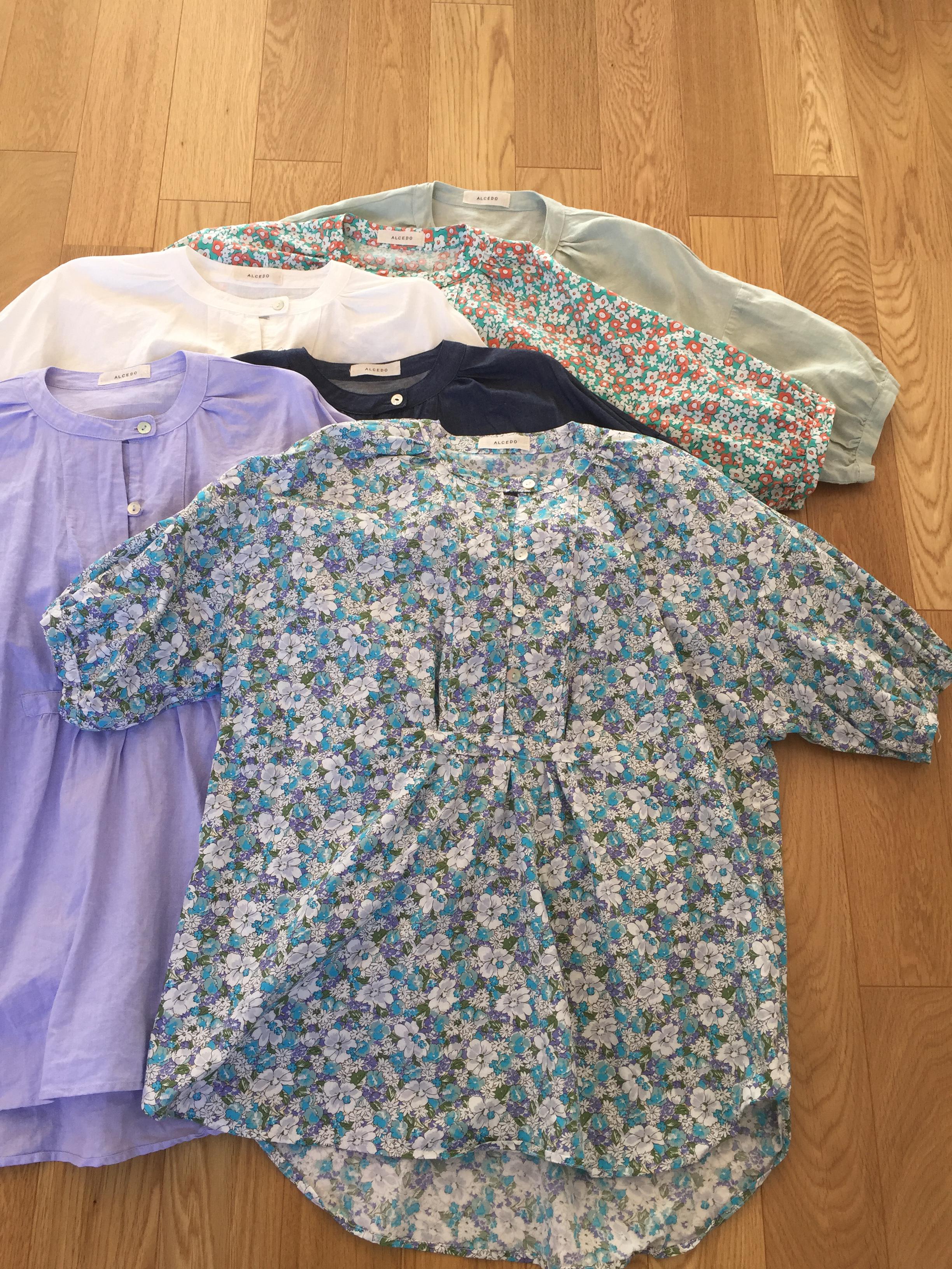 【春の超早割15％OFF】リネン素材 お尻が隠れる丈のブラウス 5分袖チュニック 速乾 コットン ALCEDO