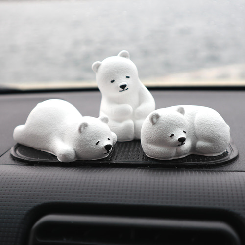 選べる シロクマ アロマストーン ディフューザー・アロマポット LUNA