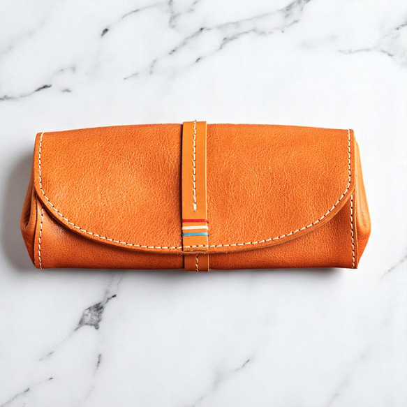 《大人気》アコリナ | アコーディオン長財布 【革6色】無料の糸＆刺繍カスタム・有料名入れ・送料無料| g-10 1枚目の画像