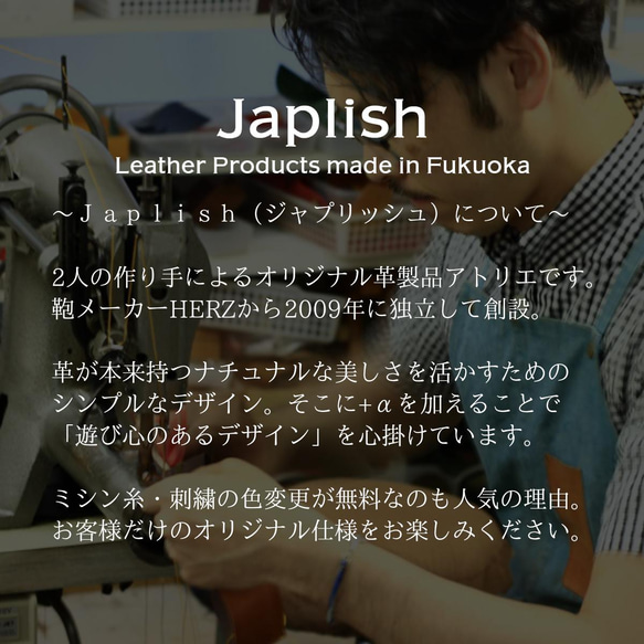 /送料無料/　海外でも人気のコロコロ小銭入　機能性抜群のモテ財布　●糸色変更無料　●名入れ有料　g-23-m 20枚目の画像