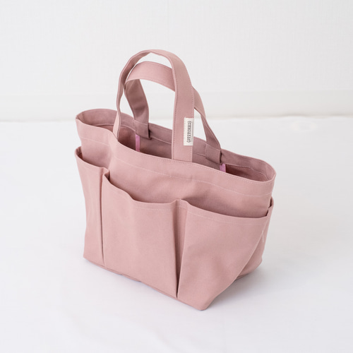 トートバック　ハンドメイド 家庭用ミシンでも帆布は縫える3】ファスナー付き帆布2WAY