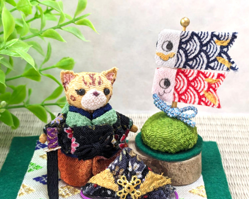 端午の節句】 “猫くんの鯉のぼり” :おもちゃ