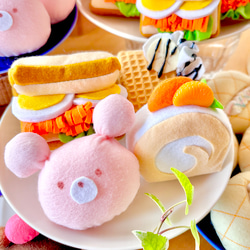 作って遊ぼう‼︎フェルトのクロワッサンサンドセット おもちゃ・人形