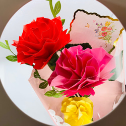 【なーさん＊様ページ】　母の日ギフト 花束 花の絵 ラベンダー ボタニカル 母の日】-アートに包まれた花束を-HERALBONYアートブーケ
